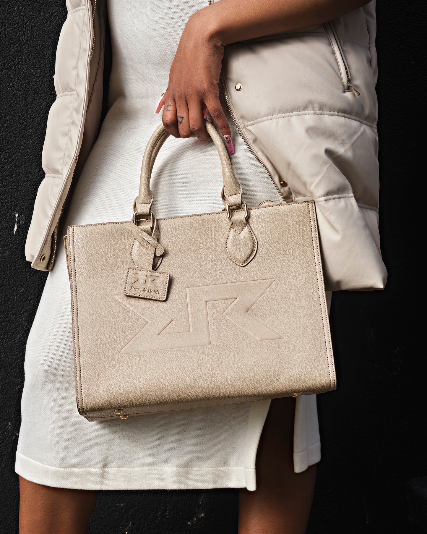 Beige Tote