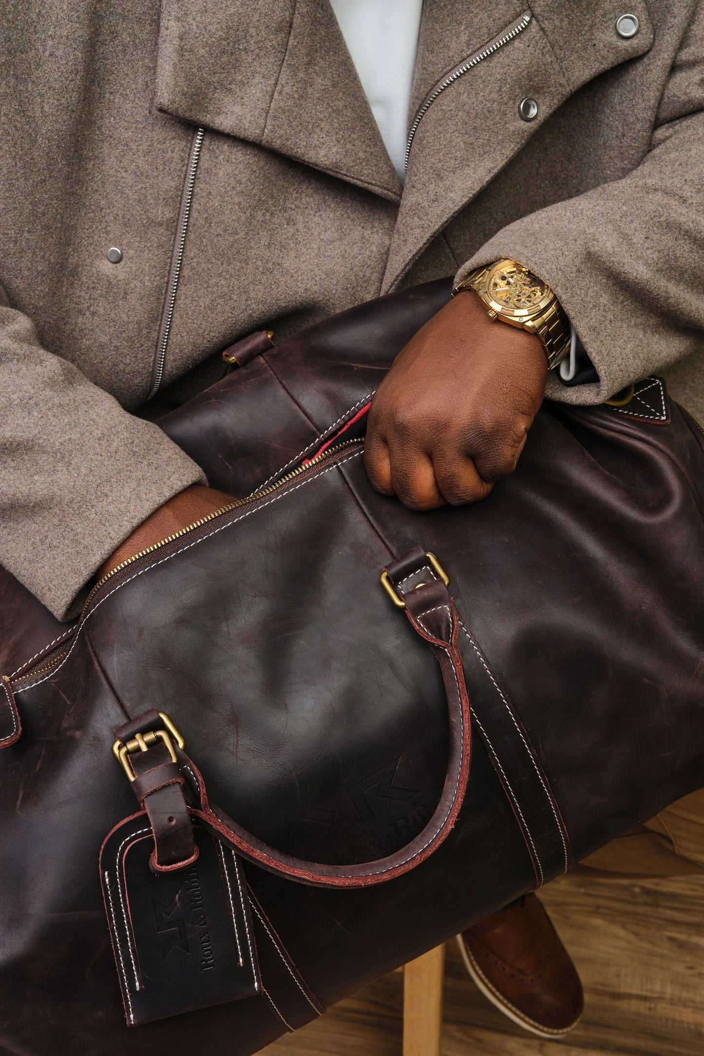 Chocolate Brown Weekender